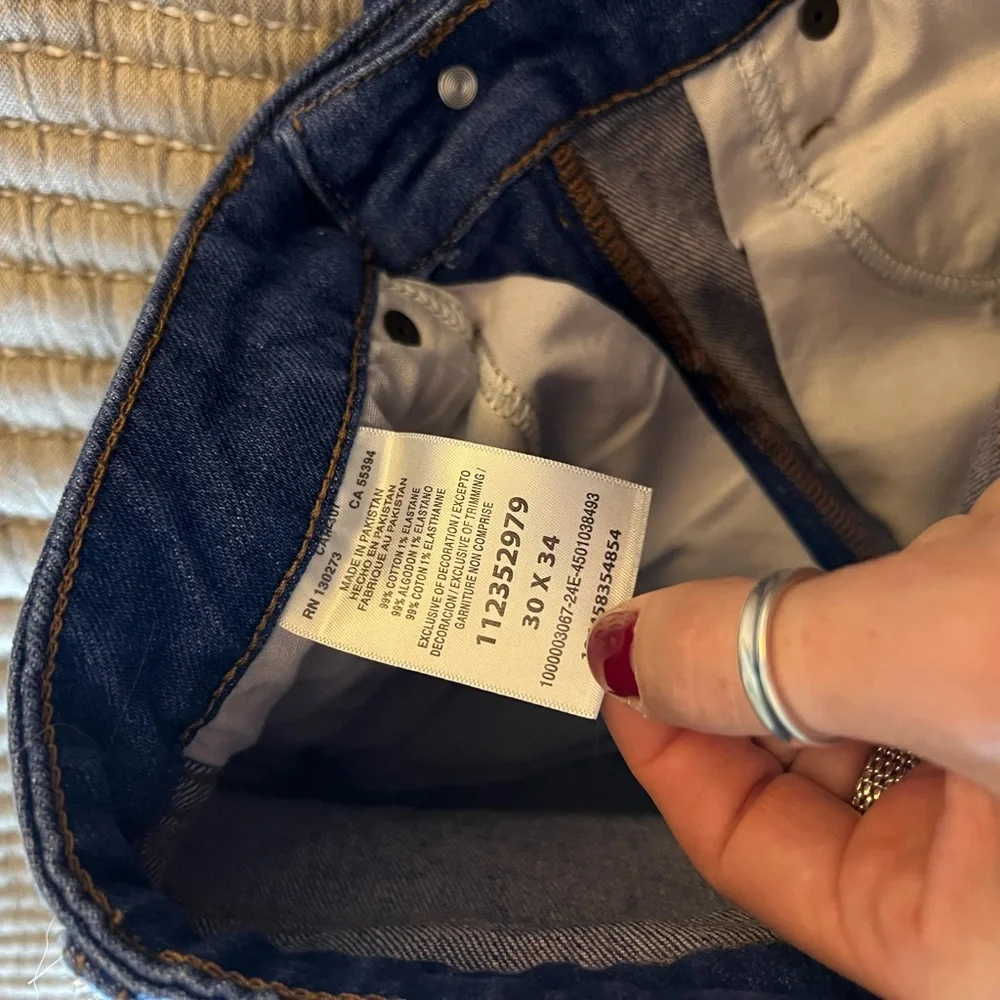 Wrangler Dark Blue Denim Pants - Picture 3 of 3